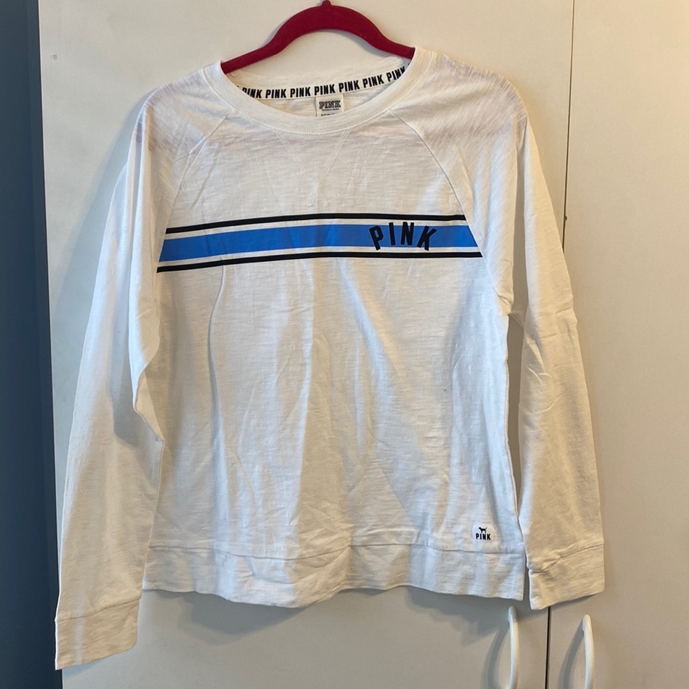 VS PINK white crewneck